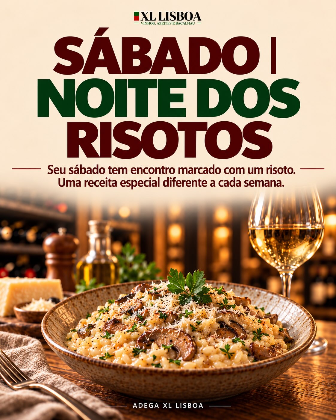 Sábado, Noite dos Risotos